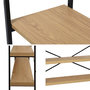 Voir la diapositive 5 : SWEEEK Etagère 3 niveaux industrielle effet frêne et métal - LOFT L 100 x l 30 x H 79cm