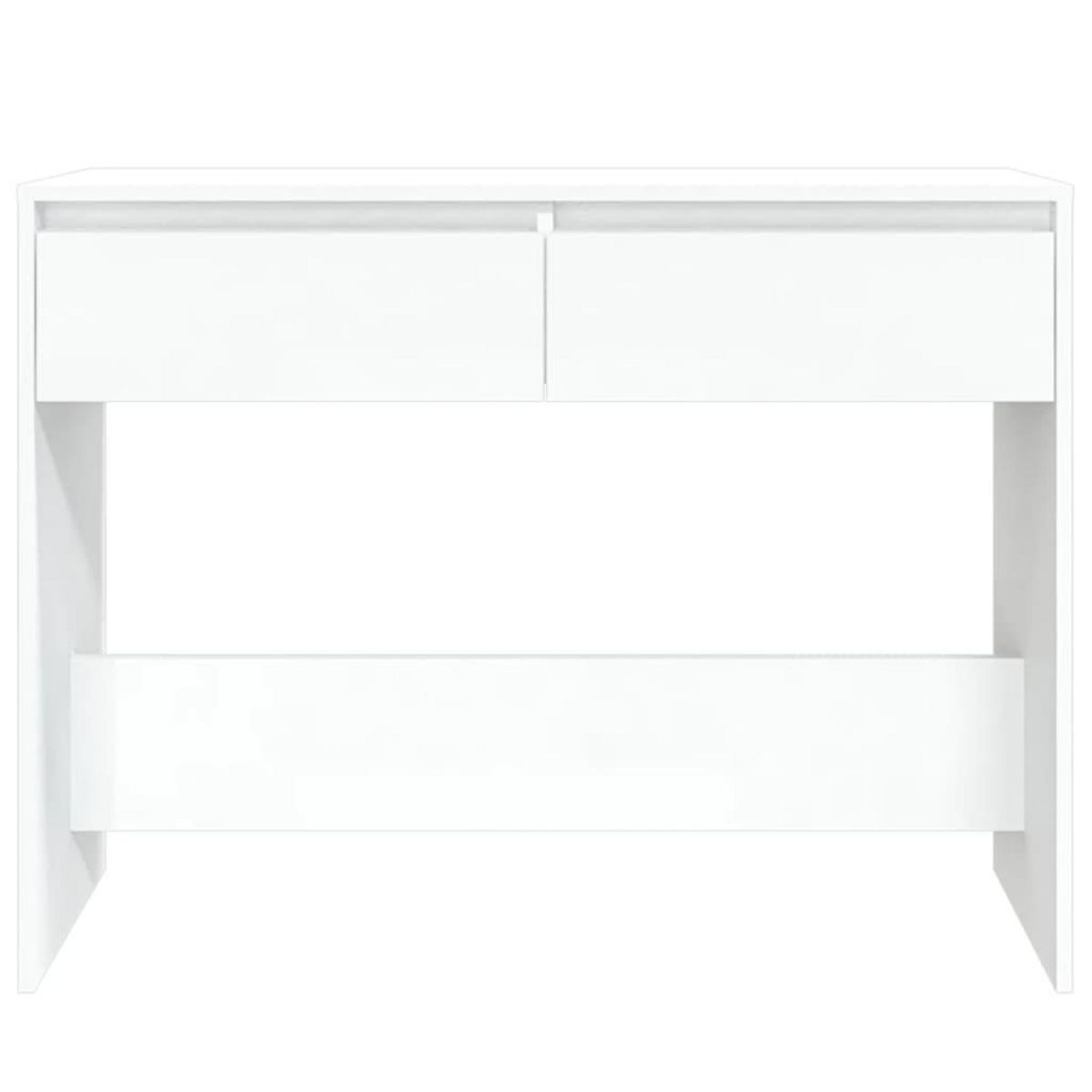 VIDAXL Table console blanc 100x35x76,5 cm bois d'ingenierie