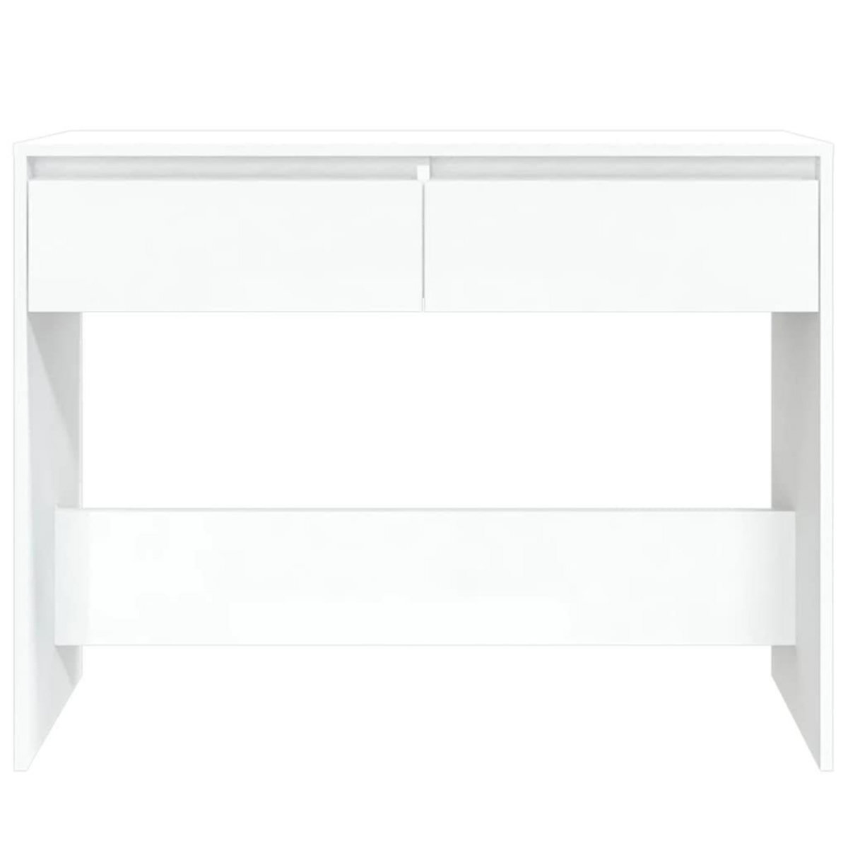VIDAXL Table console blanc 100x35x76,5 cm bois d'ingenierie
