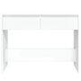Voir la diapositive 5 : VIDAXL Table console blanc 100x35x76,5 cm bois d'ingenierie