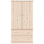 Voir la diapositive 4 : VIDAXL Garde-robe ALTA 90x55x170 cm bois massif de pin