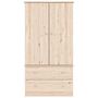 Voir la diapositive 4 : VIDAXL Garde-robe ALTA 90x55x170 cm bois massif de pin