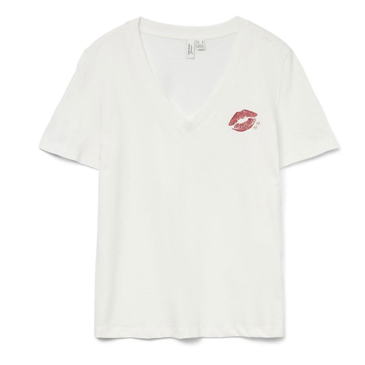 Vero Moda T-Shirt Blanc Femme Vero Moda Feyola