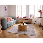 LISA DESIGN Suzano - canapé 3 places - en tissu mailles 3d. Coloris disponibles : Beige