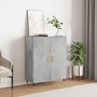 Voir la diapositive 1 : VIDAXL Buffet gris beton 69,5x34x90 cm bois d'ingenierie