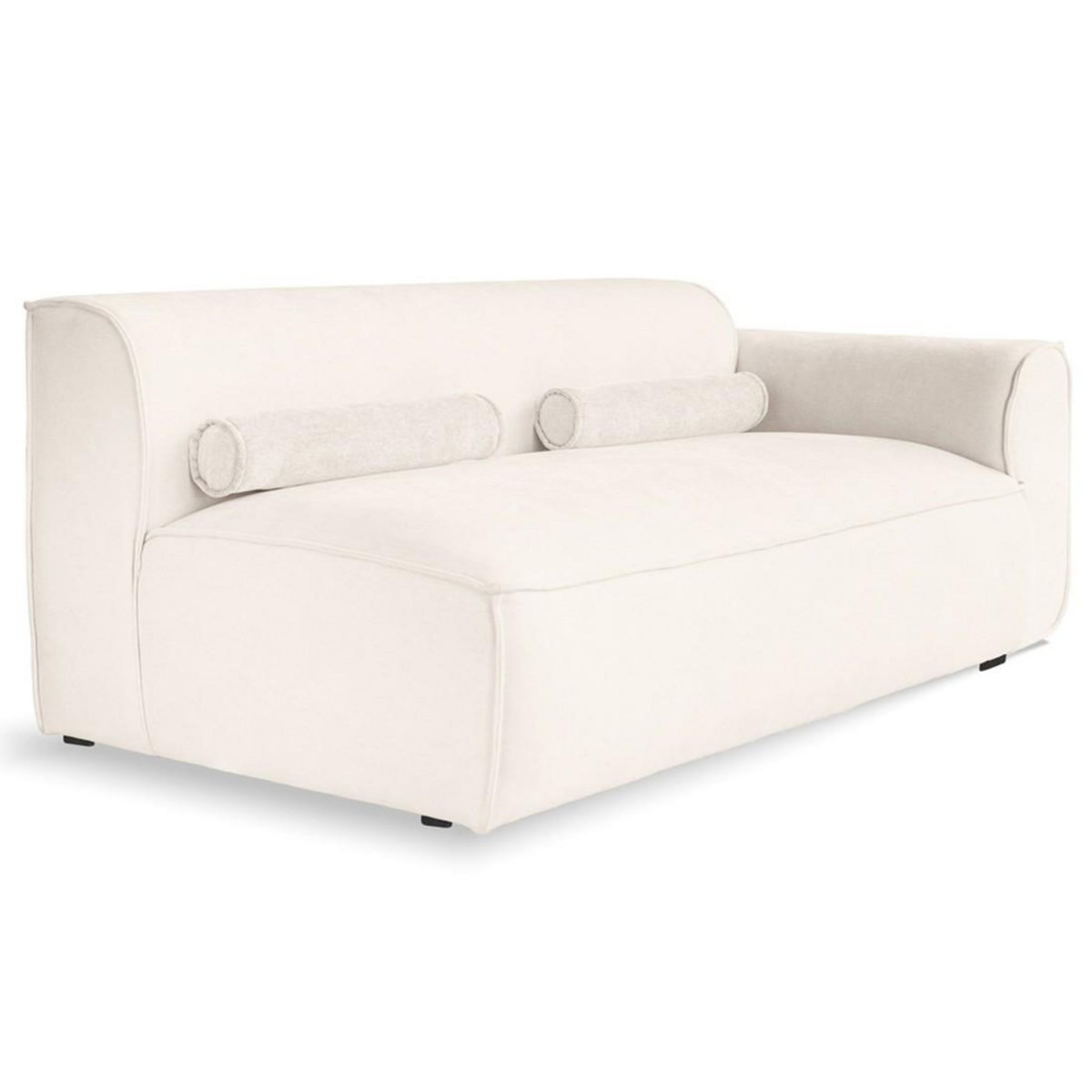 BEST MOBILIER Felix - module d'assise droit en tissu texturé