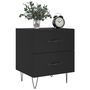 Voir la diapositive 4 : VIDAXL Tables de chevet 2 pcs noir 40x35x47,5 cm bois d'ingenierie