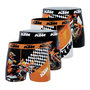Voir la diapositive 1 : KTM Lot de 4 boxers garçon Cross KTM
