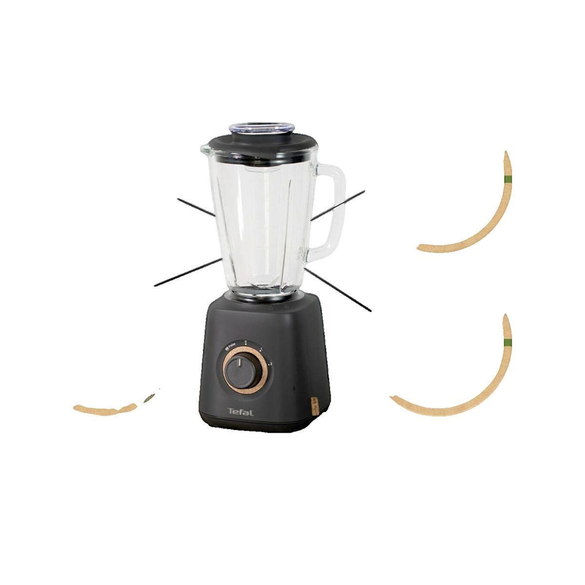 TEFAL Blender tefal Eco Respect BL46EN38 puissance 800 W capacité 1,75 litre