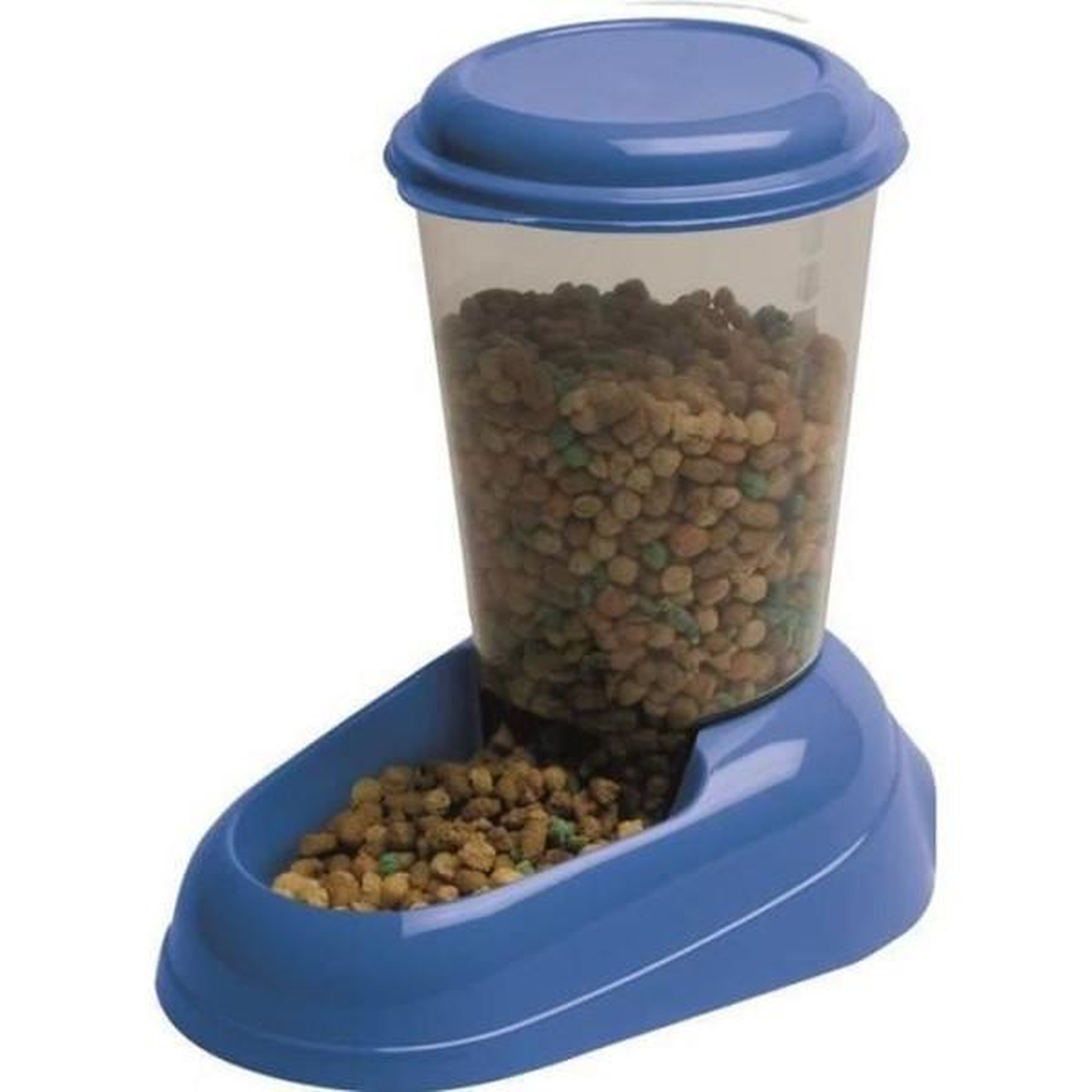 Ferplast FERPLAST Distributeur croquettes Zenith 3L en plastique - 29,2x20,2x28,8 - Bleu - Chien et chat
