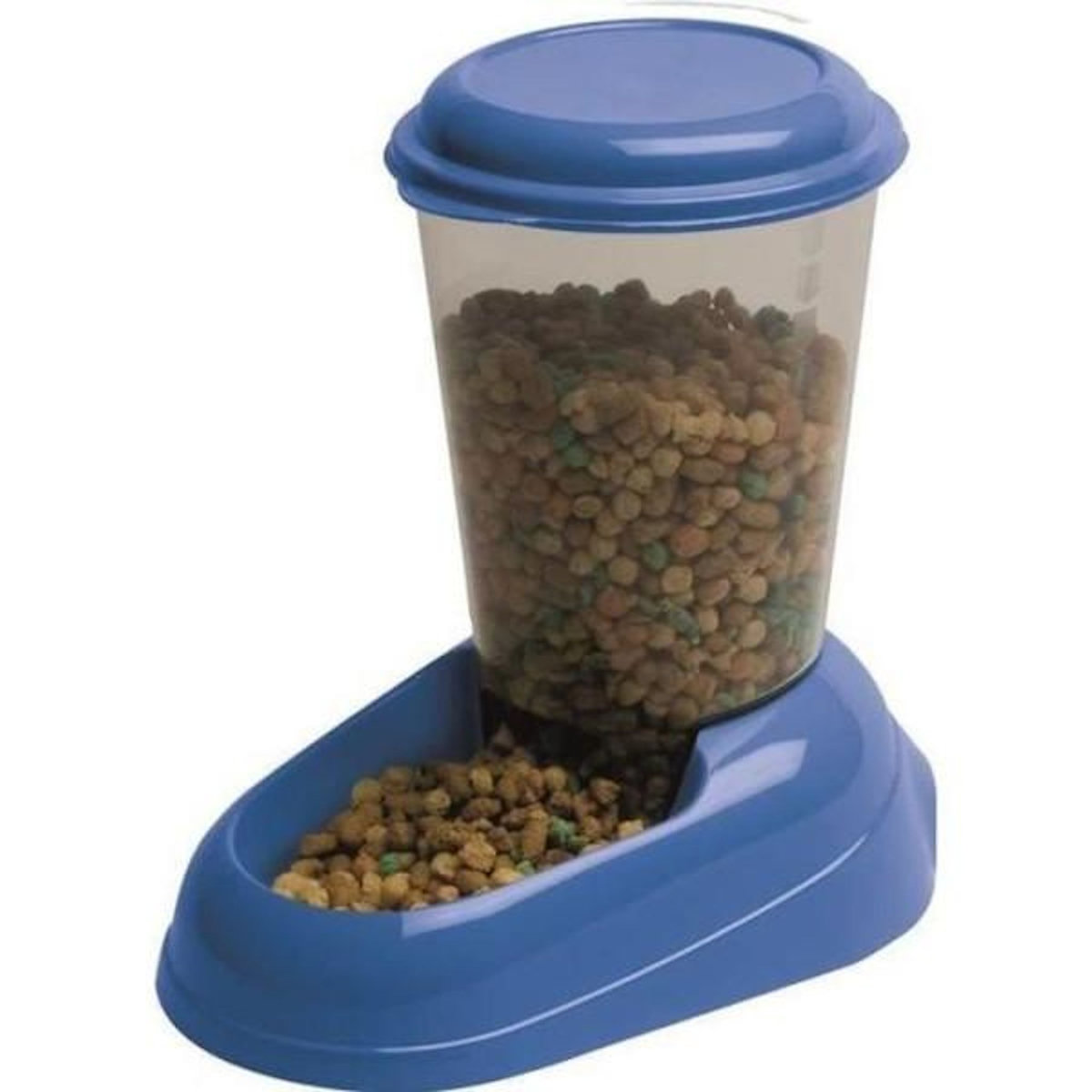 Ferplast FERPLAST Distributeur croquettes Zenith 3L en plastique - 29,2x20,2x28,8 - Bleu - Chien et chat