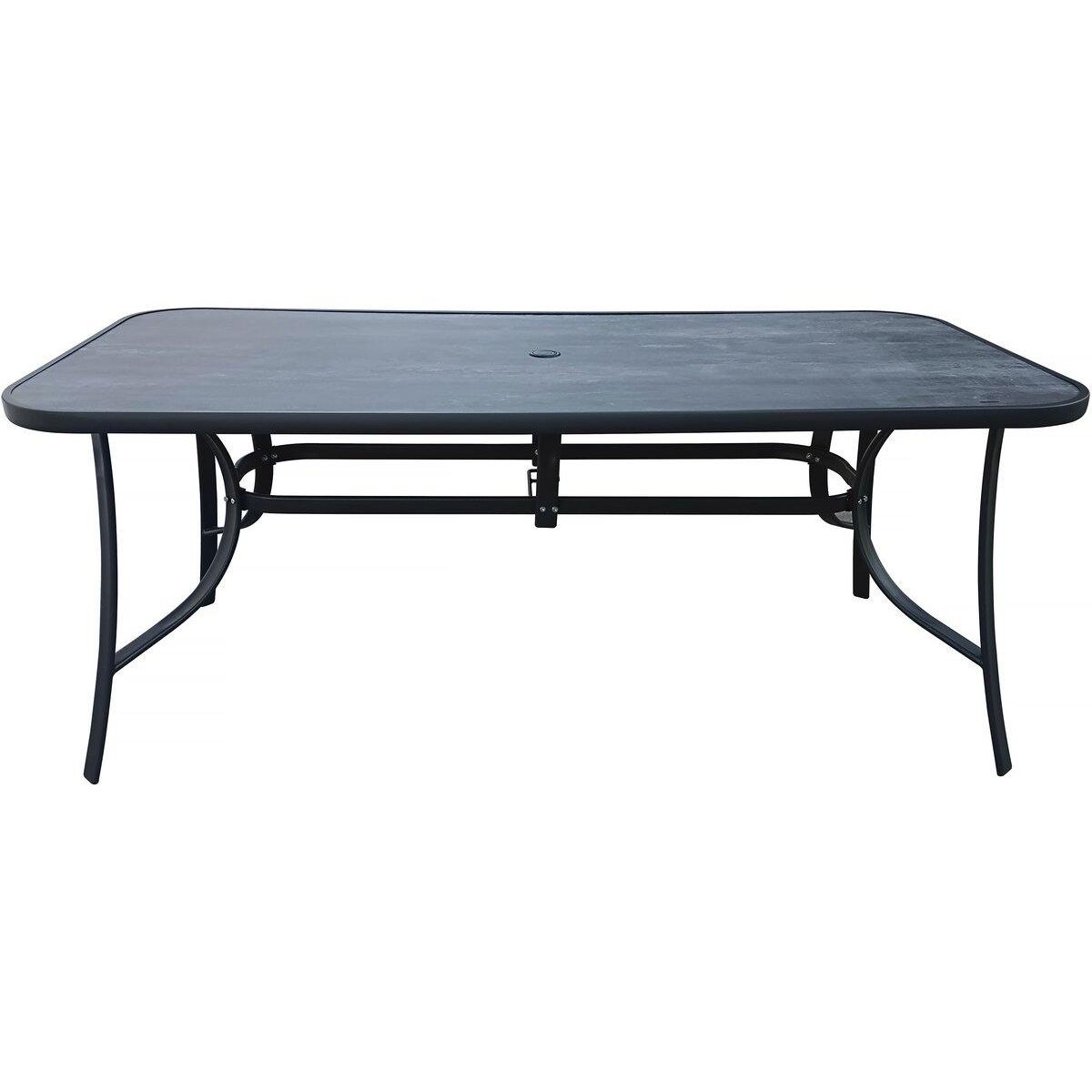 Habitat et Jardin Table de jardin  Cordoba  - Phoenix - 8 places - Gris effet marbre