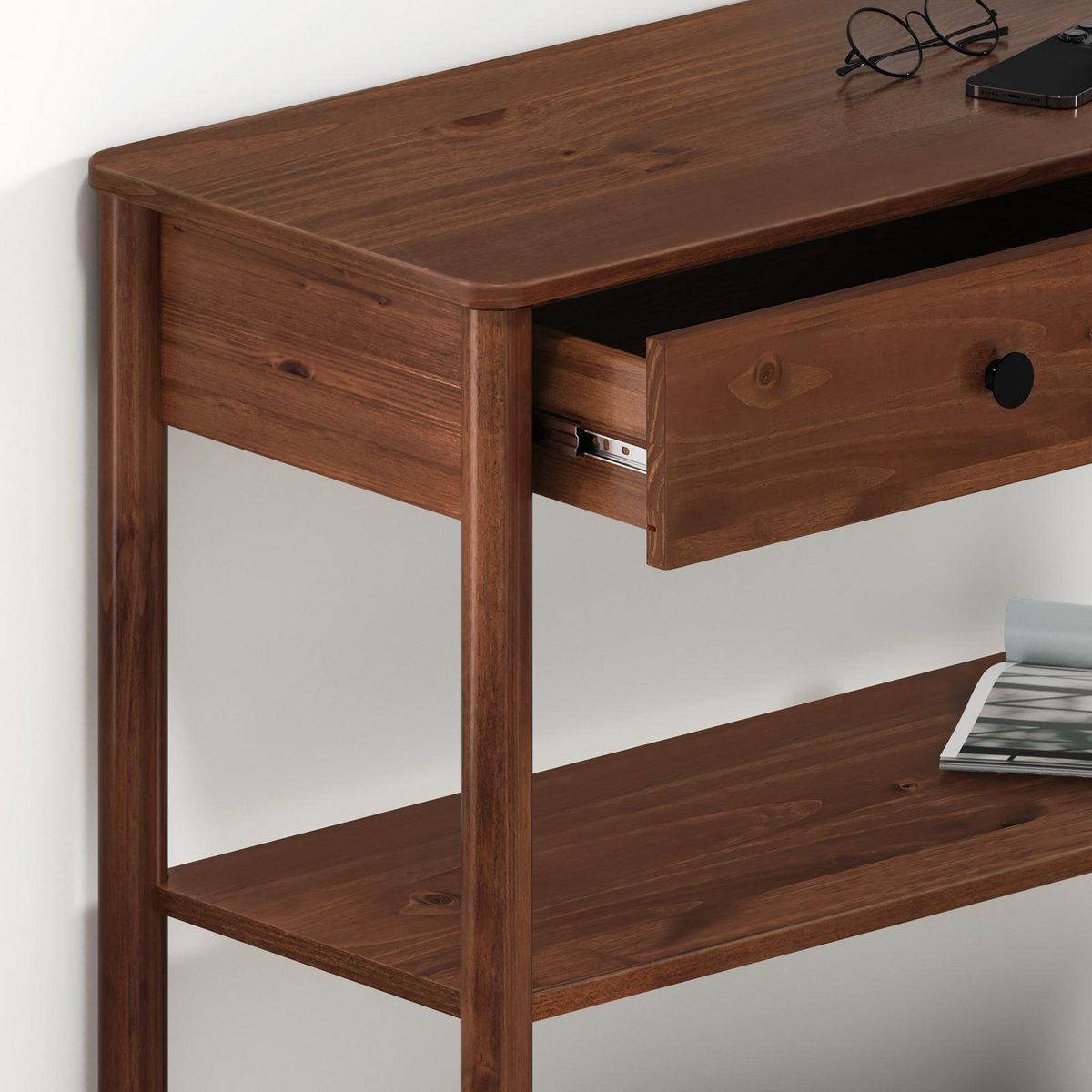 IDIMEX Table console d'entrée APOANA L 110 cm en bois