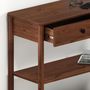 Voir la diapositive 4 : IDIMEX Table console d'entrée APOANA L 110 cm en bois
