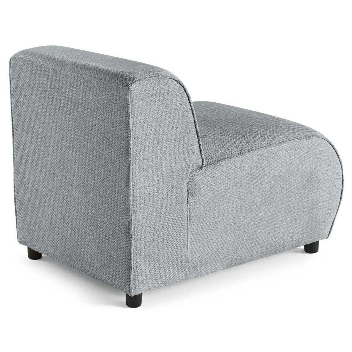 LISA DESIGN Suaro - module d'assise en tissu texturé