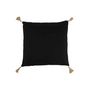 Voir la diapositive 2 : Paris Prix Coussin Déco  Tissage  45x45cm Noir & Beige