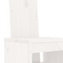 Voir la diapositive 5 : VIDAXL Ensemble de bar de jardin 5 pcs blanc bois massif de pin