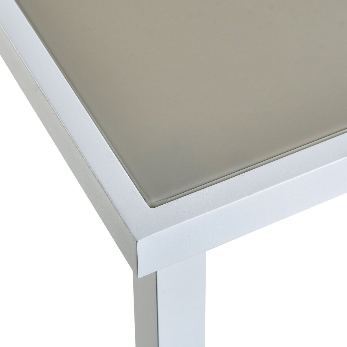 GARDENSTAR Salon bas de jardin 6 personnes blanc LOUNGE