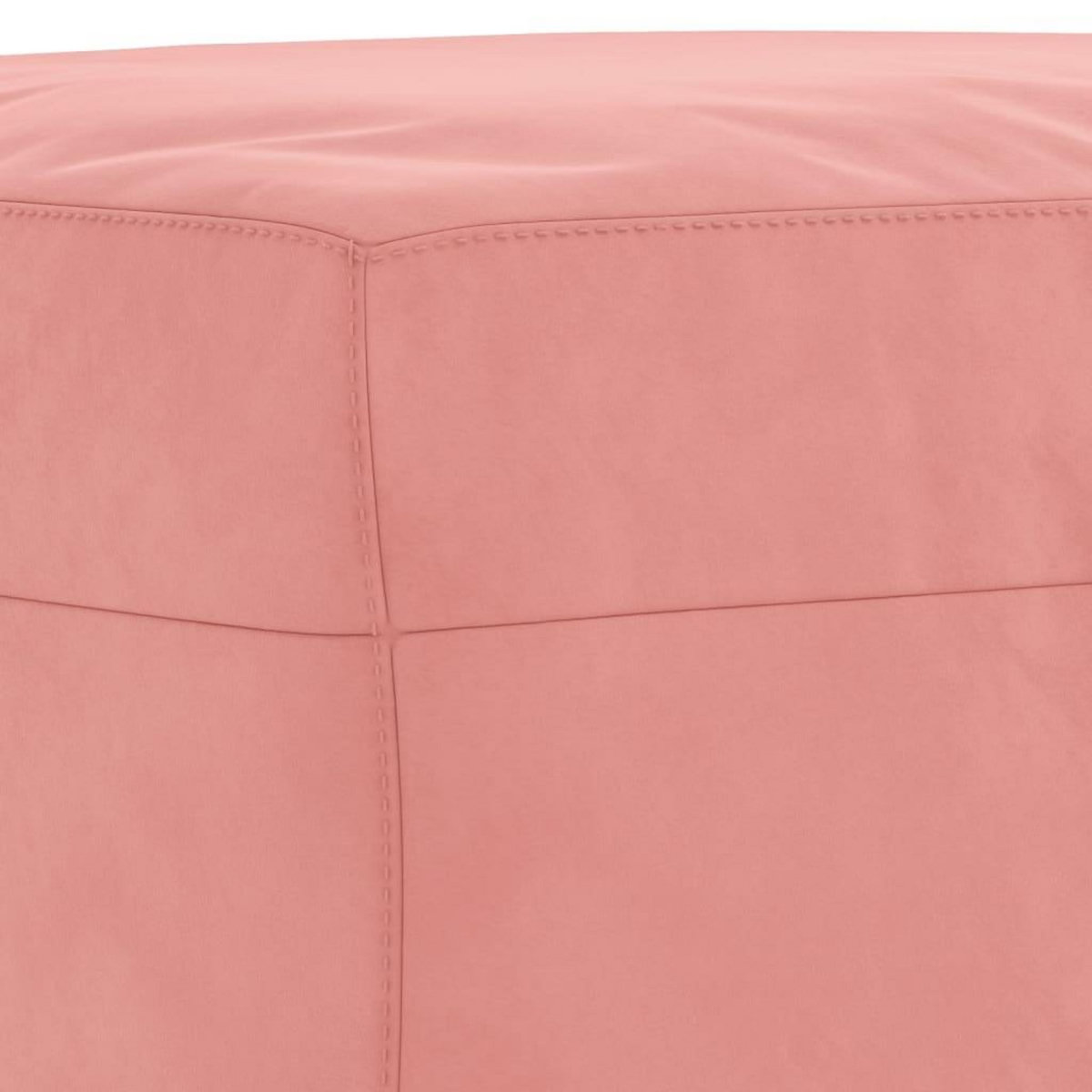 VIDAXL Banc Rose 100x35x41 cm Velours