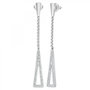 Voir la diapositive 1 : SC CRYSTAL Boucles d'oreilles SC Crystal ornées de Cristaux scintillants