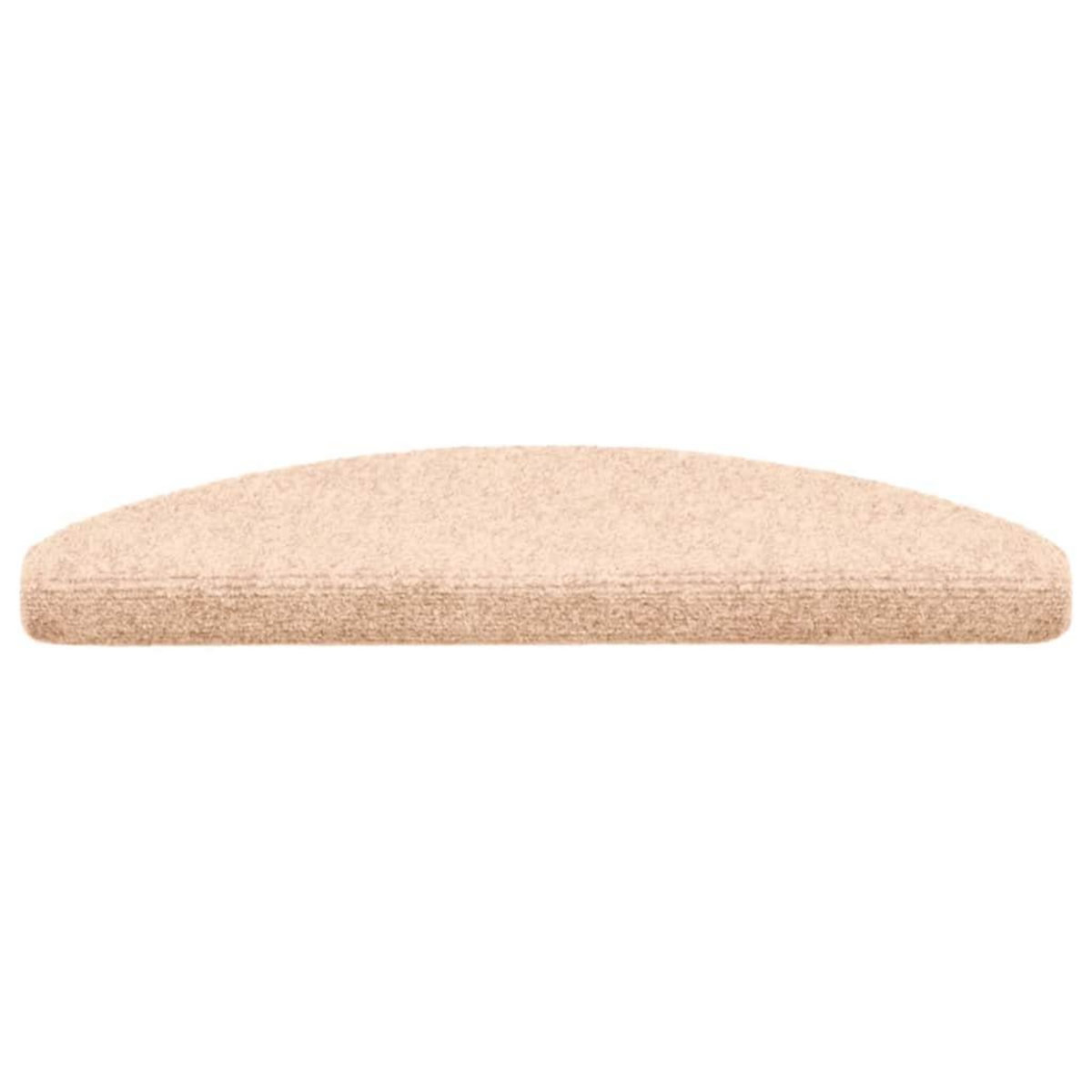 VIDAXL Tapis d'escalier autocollant 20 pcs creme 65x21x4 cm