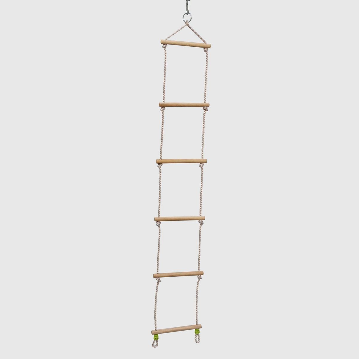 SWEEEK Aire de jeux MISTRAL en bois avec 2 balançoires et échelle en corde en pin autoclave