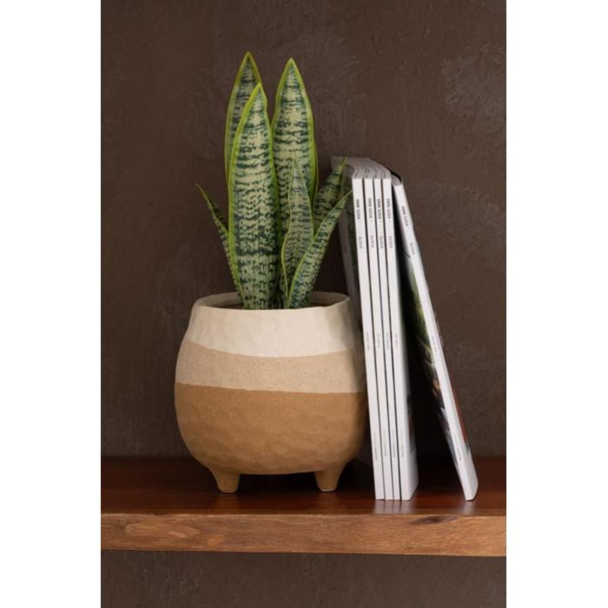 Paris Prix Cache-Pot sur Pied  Charley  18cm Beige