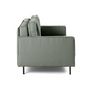 Voir la diapositive 5 : LISA DESIGN Charlie - canapé droit 2 places - en tissu velours relief