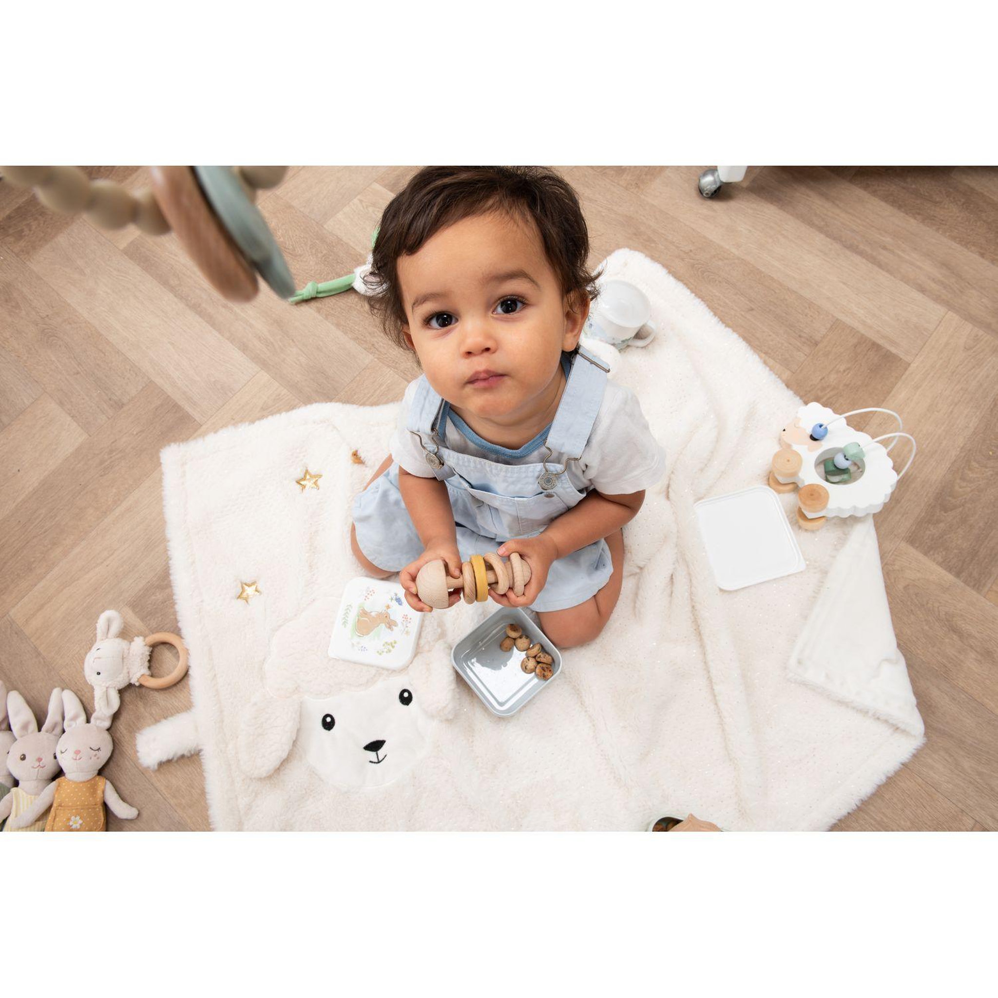 Voir la diapositive 2 : Amadeus Coffret de 3 jouets d'éveil en bois de hêtre et silicone - louison