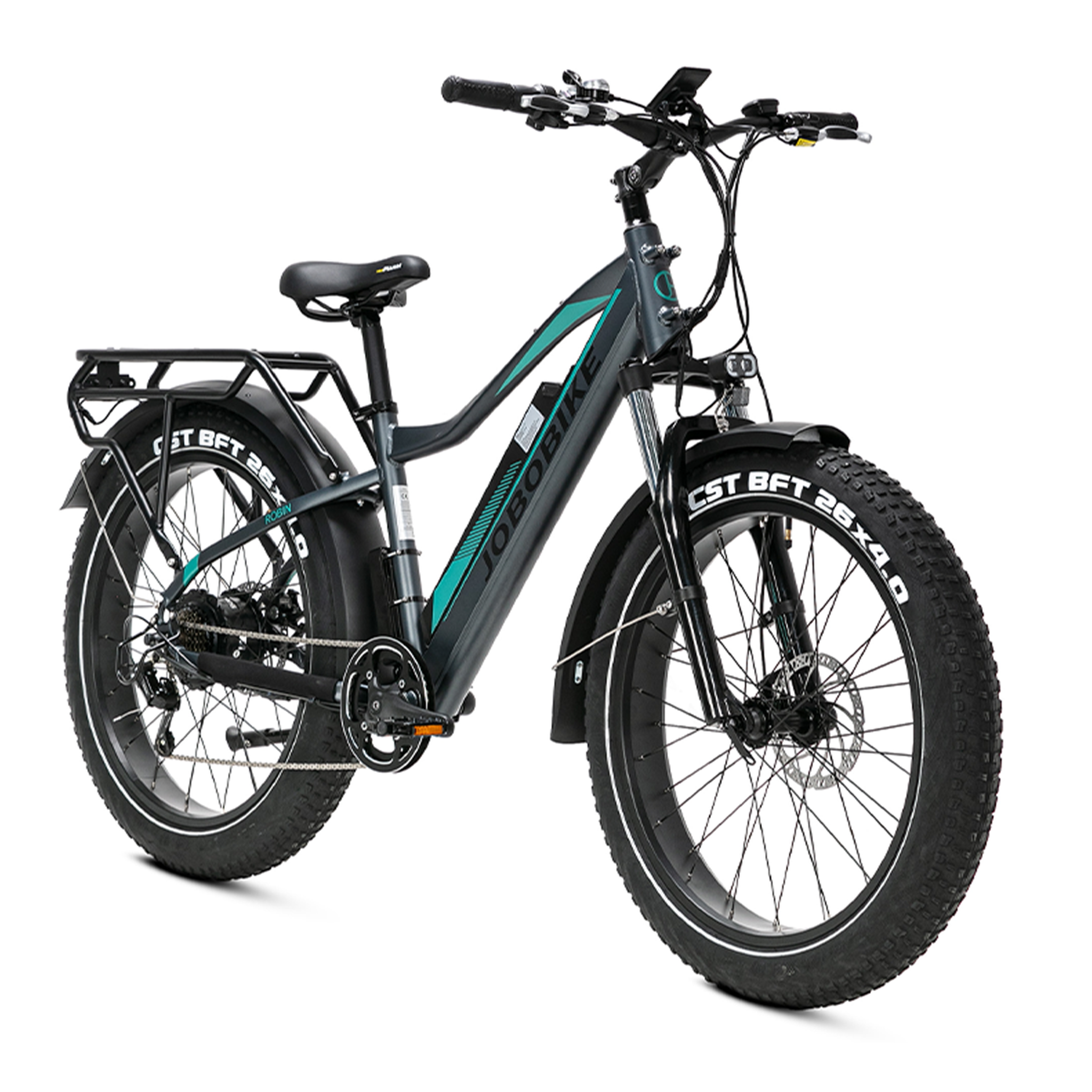 Voir la diapositive 2 : JOBOBIKE Fatbike électrique pour homme jobobike robin