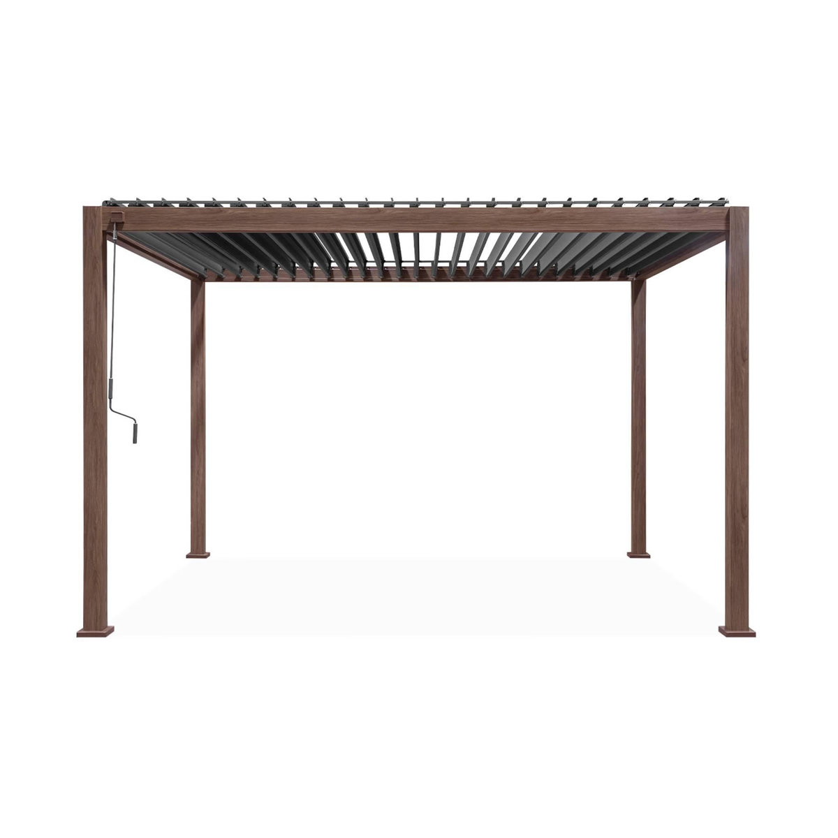 SWEEEK Pergola bioclimatique aluminium lames orientables 4x3m Triomphe