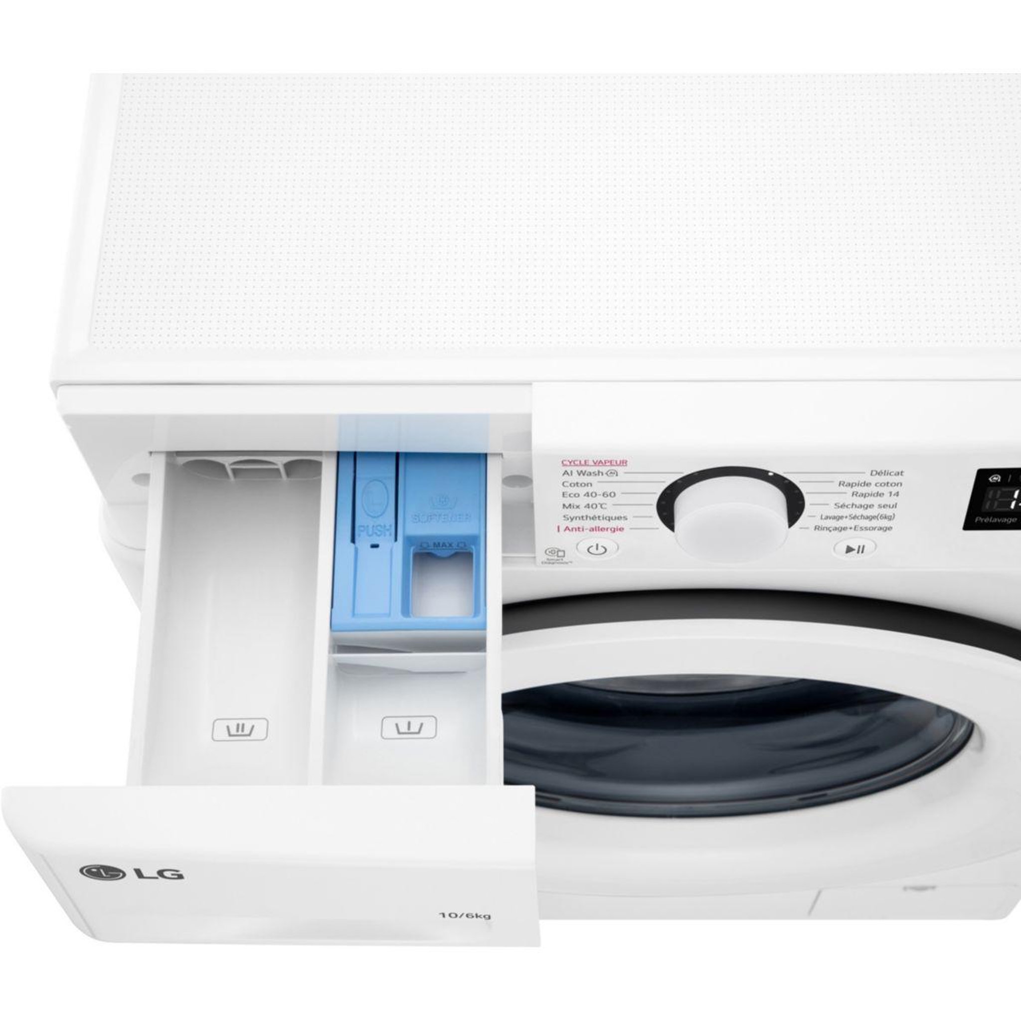 Voir la diapositive 5 : LG Lave linge séchant hublot f164r33wrs