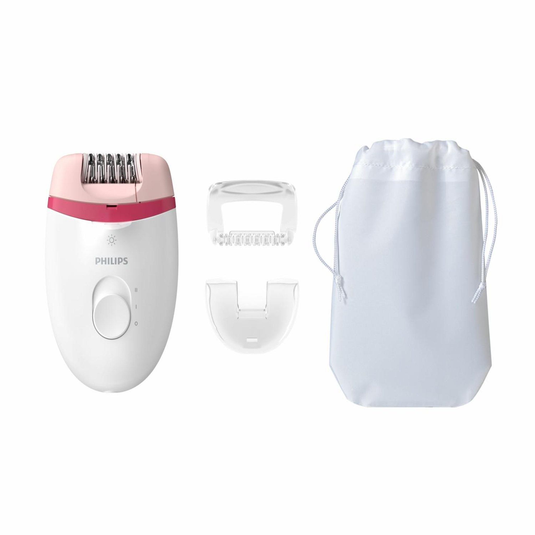 Philips Philips Satinelle Essential Épilateur compact sur secteur, lumière intégrée pour les jambes