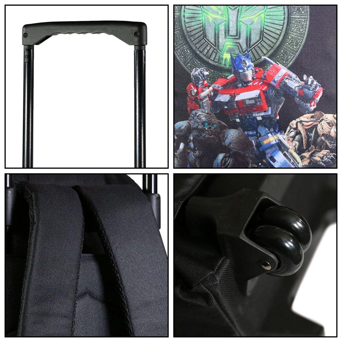 Bagtrotter BAGTROTTER Sac à dos à roulettes 45 cm Transformers Noir