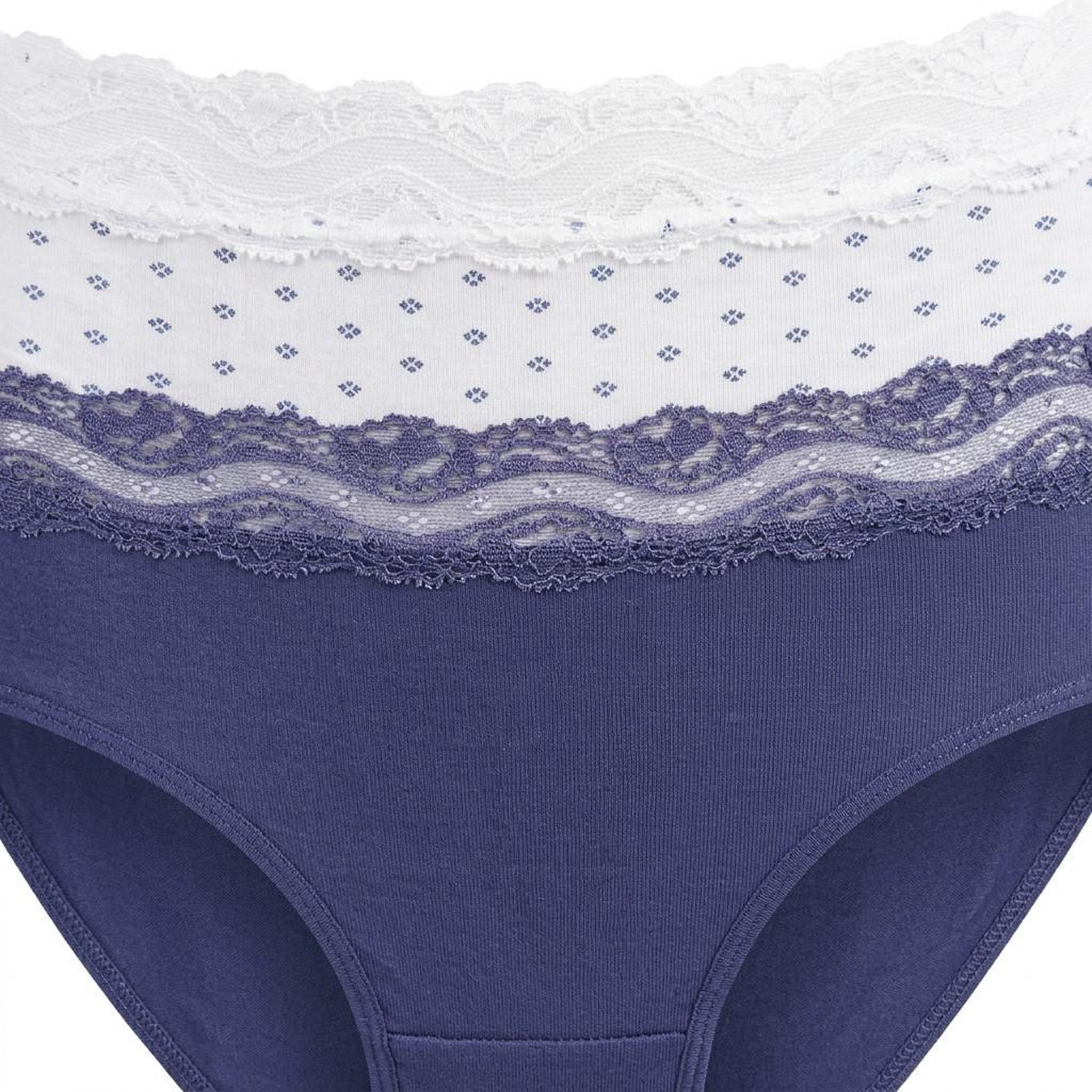 Voir la diapositive 5 : OZABI OZABI Pack de Culottes Femme Coton – Lot de 6