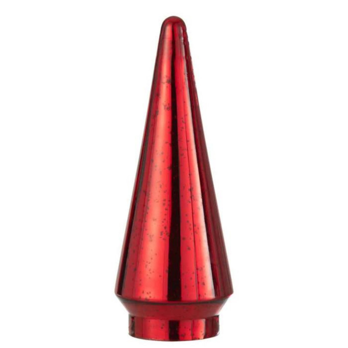 Paris Prix Sapin de Noël en Verre  Led  34cm Rouge