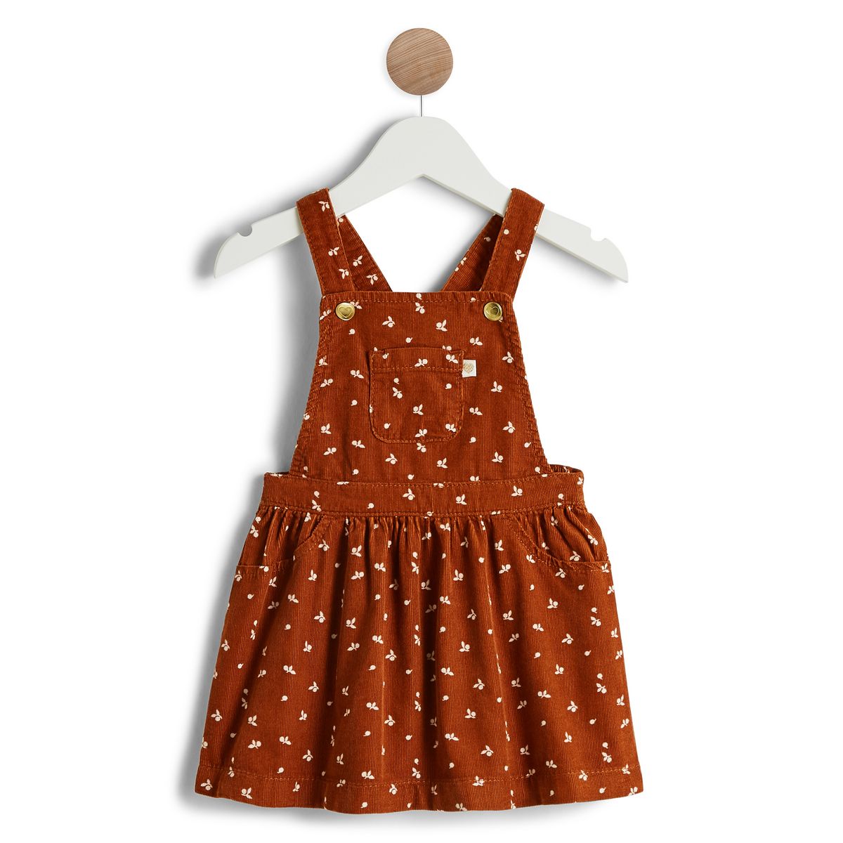 INEXTENSO Robe en velours bébé fille