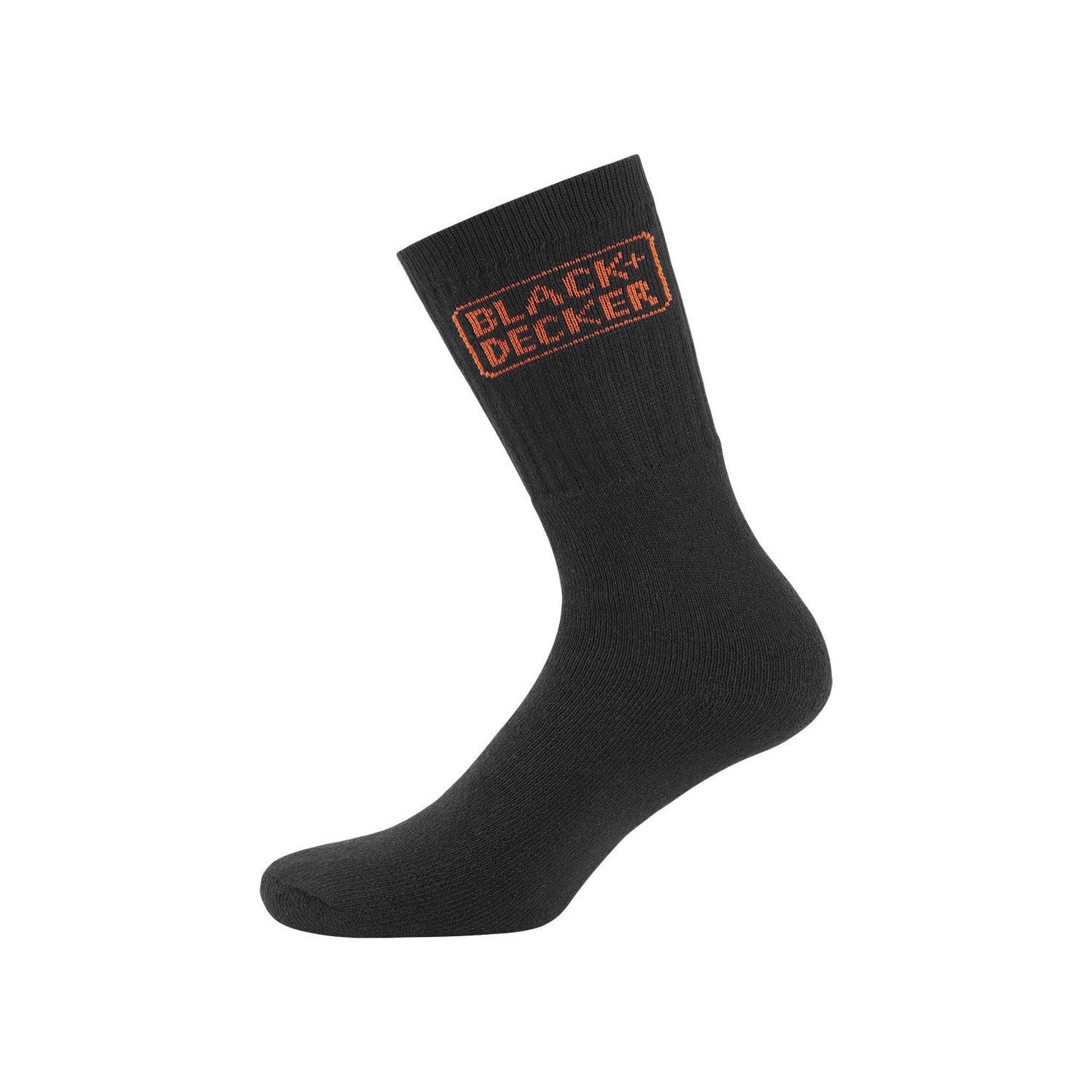 Voir la diapositive 5 : Black et Decker Lot de 12 paires de chaussettes haute de travail tekl