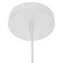 Voir la diapositive 3 : ATMOSPHERA Lampe Suspension en Tissu  Jil  49cm Blanc