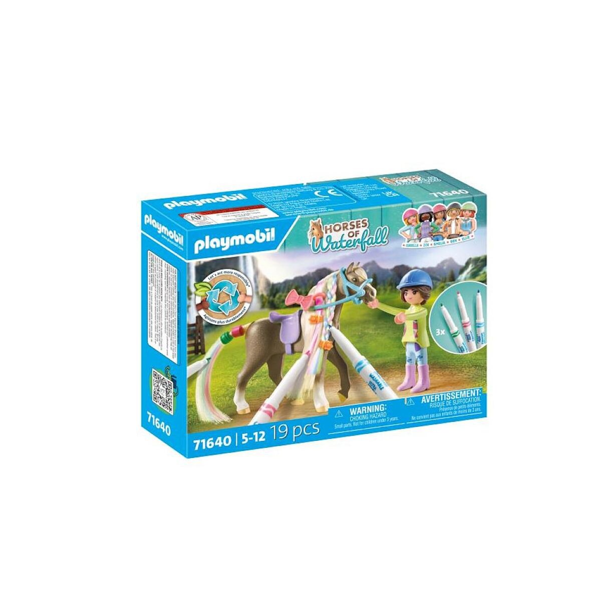 PLAYMOBIL 71640 Cavaliere avec criniere à colorier