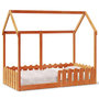Voir la diapositive 2 : VIDAXL Cadre de lit d'enfants forme de maison sans matelas 80x160 cm