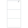 Voir la diapositive 3 : VIDAXL Paroi de douche Blanc 100x195 cm Verre ESG transparent
