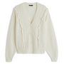 Voir la diapositive 3 : INEXTENSO Gilet à volants blanc femme