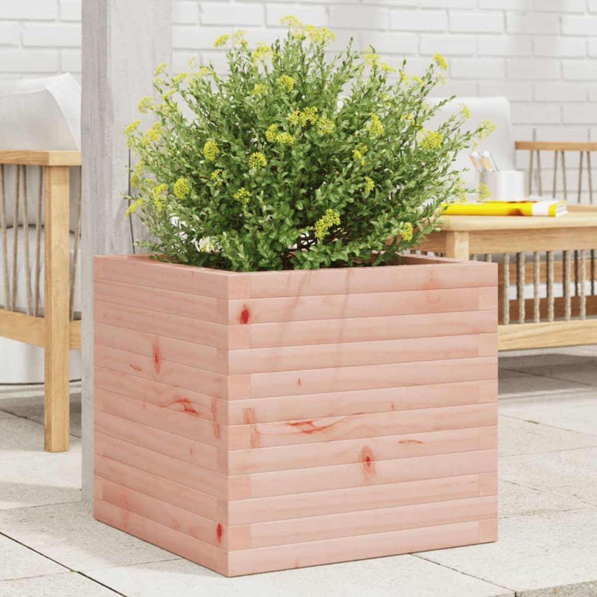 VIDAXL Jardiniere 50x50x46 cm bois massif douglas