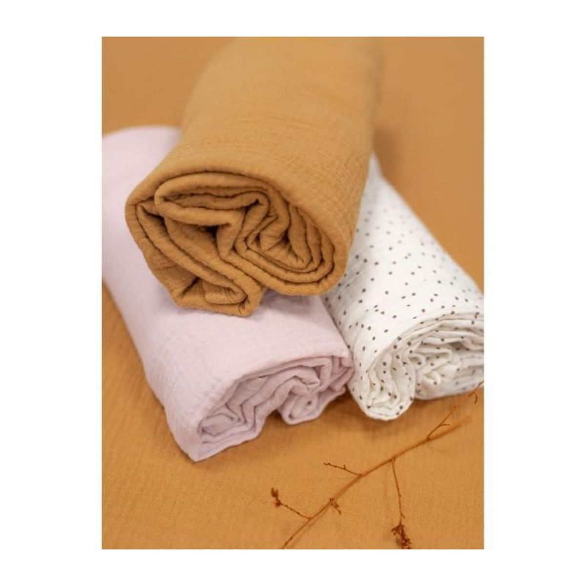 DOMIVA Maxi lange - Imprimé - 100x100 cm - Imprimé - Pois