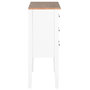 Voir la diapositive 5 : VIDAXL Buffet Blanc 54x30x80 cm Bois massif