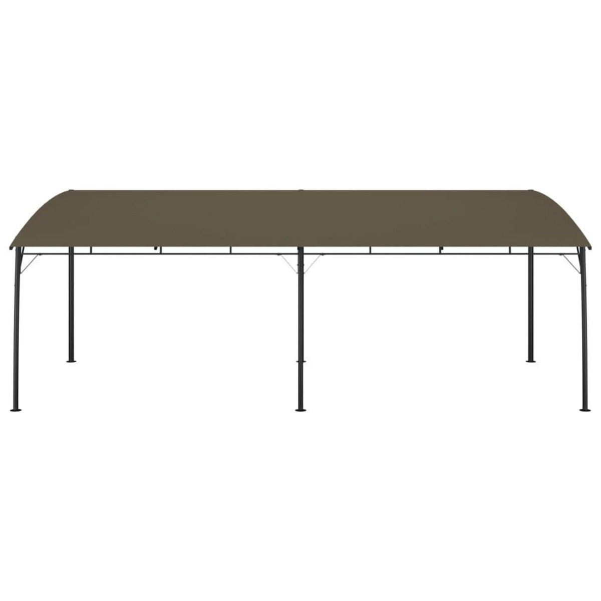 VIDAXL Auvent pare-soleil de jardin 6x3x2,55 m Taupe