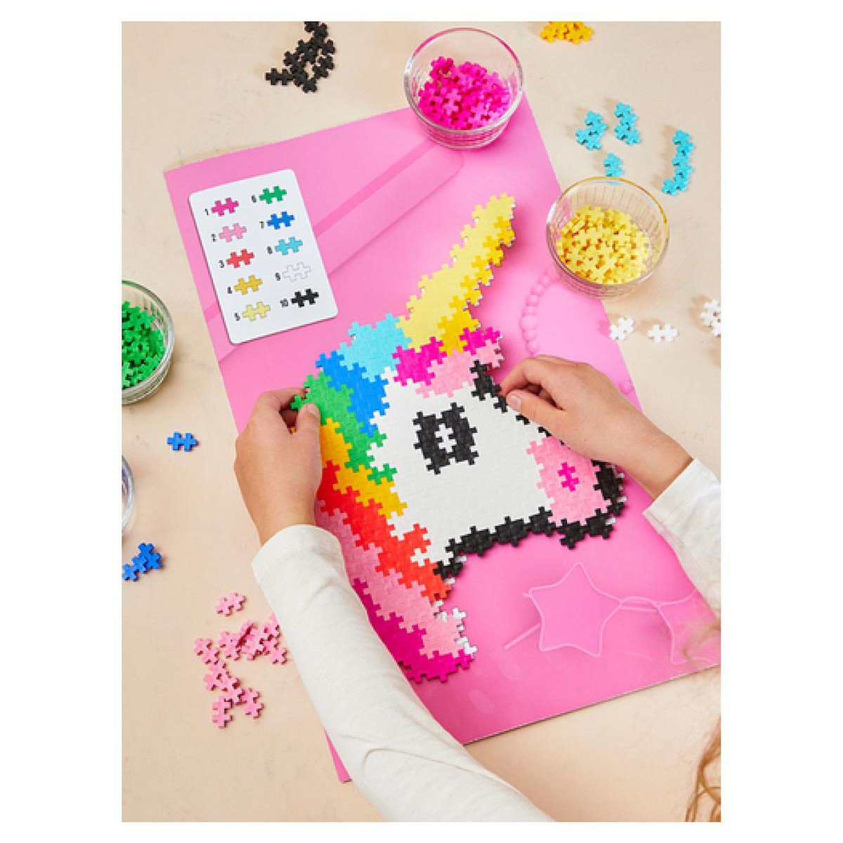 PlusPlus Plus-Plus Unicorn Puzzle en cubes 250 pièces