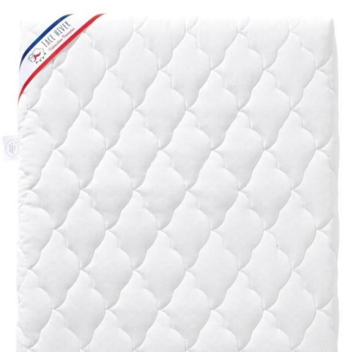 P'TIT LIT Matelas Bébé Climatisé - 60x120x10 cm - Reversible - Déhoussable - Anti Acarien - Fabrication Française