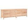 Voir la diapositive 2 : VIDAXL Boîte de rangement de jardin 198,5x50x56,5 cm bois massif sapin
